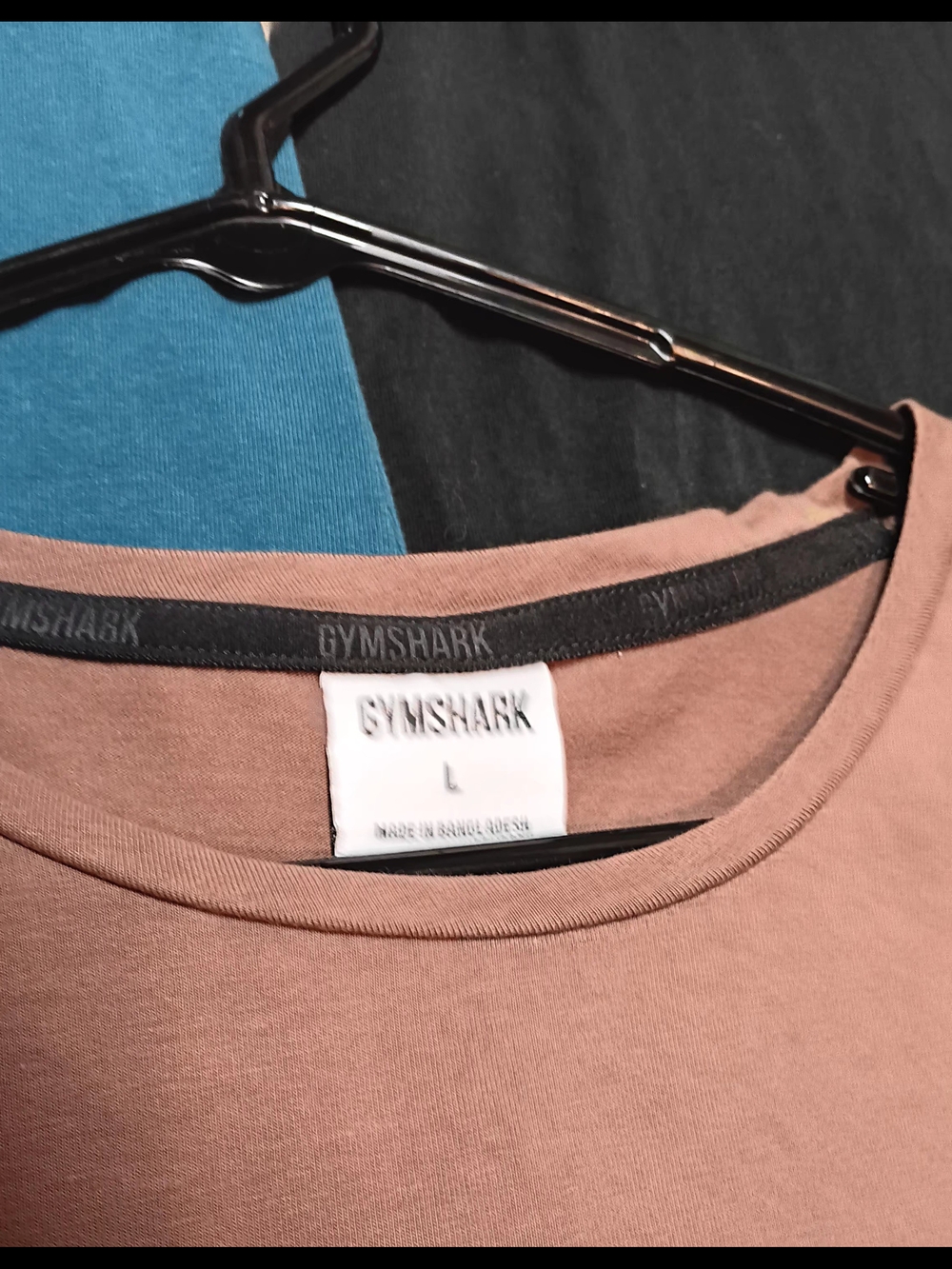 Gymshark Short Sleeve Crew Tee Trio - Teal, Black & Brown - Picture 5 of 5